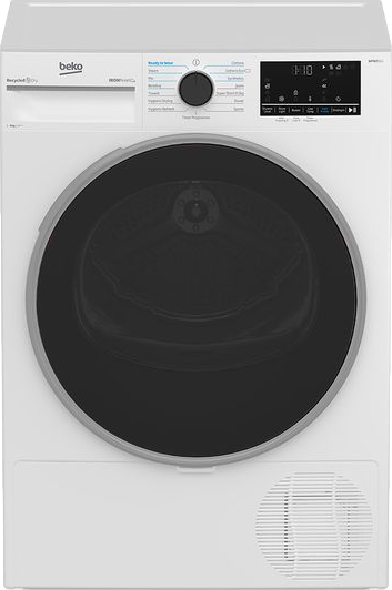 Pro Ironfinish 9kg Heat Pump Tumble Dryer White