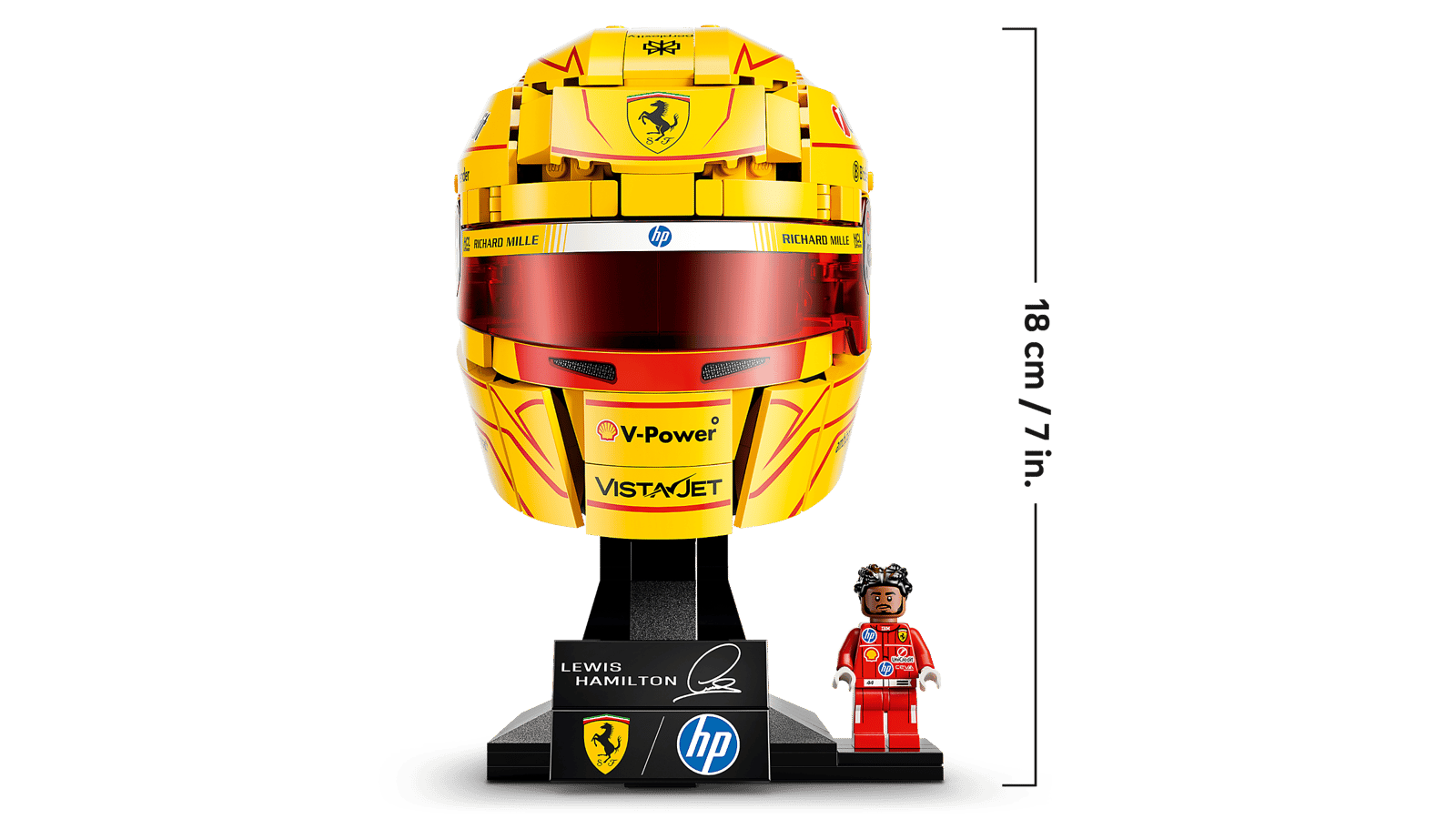 LEGO Editions Scuderia Ferrari HP Lewis Hamilton Helmet thumbnail
