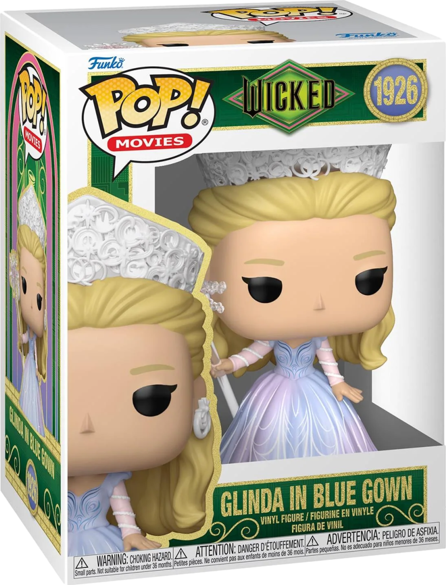 Funko POP Movies! Wicked For Good Glinda in Blue Gown thumbnail