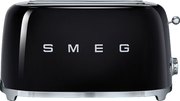 Four Slice Toaster in Black