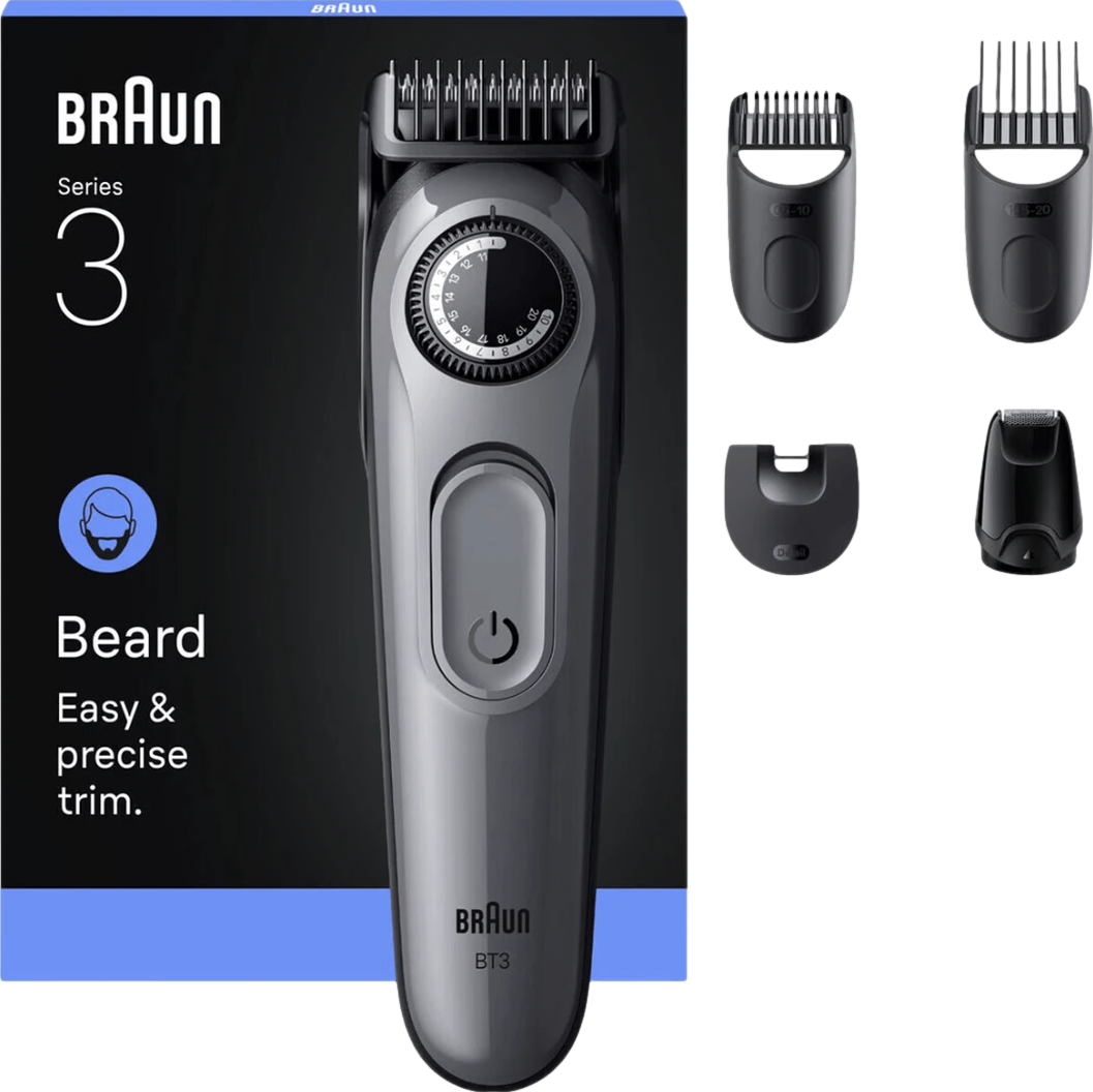 Beard Trimmer with 40 Length Settings & Styling Tools