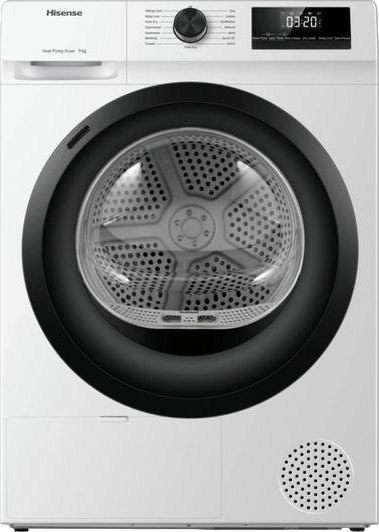 1Q Series 9kg Heat Pump Tumble Dryer White