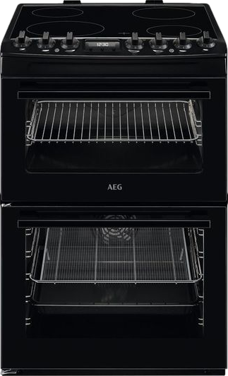 6000 SteamBake 60cm Electric Ceramic Cooker Black