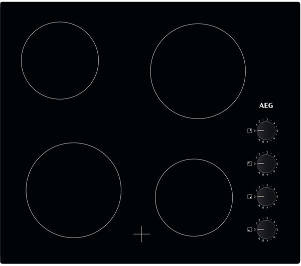 59cm Electric Ceramic Hob Black