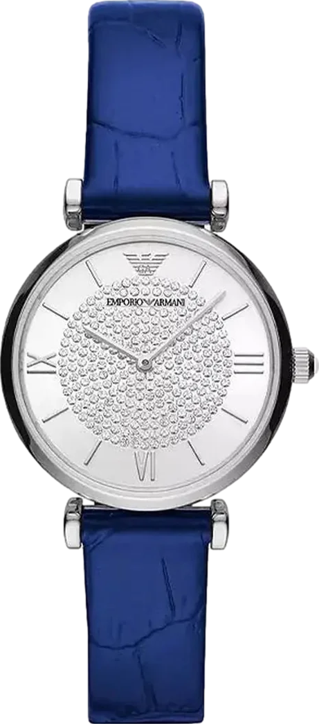 Gianni T Bar Women's Watch 32mm Silver Dial Leather