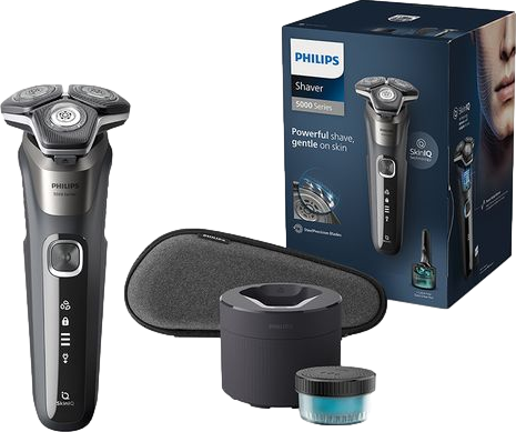 Series 5000 S5887/50 Wet & Dry Rotary Shaver Carbon Grey