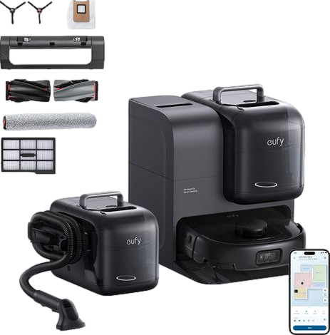 Omni E28 Robot Vacuum & Mop with Portable Deep Cleaner